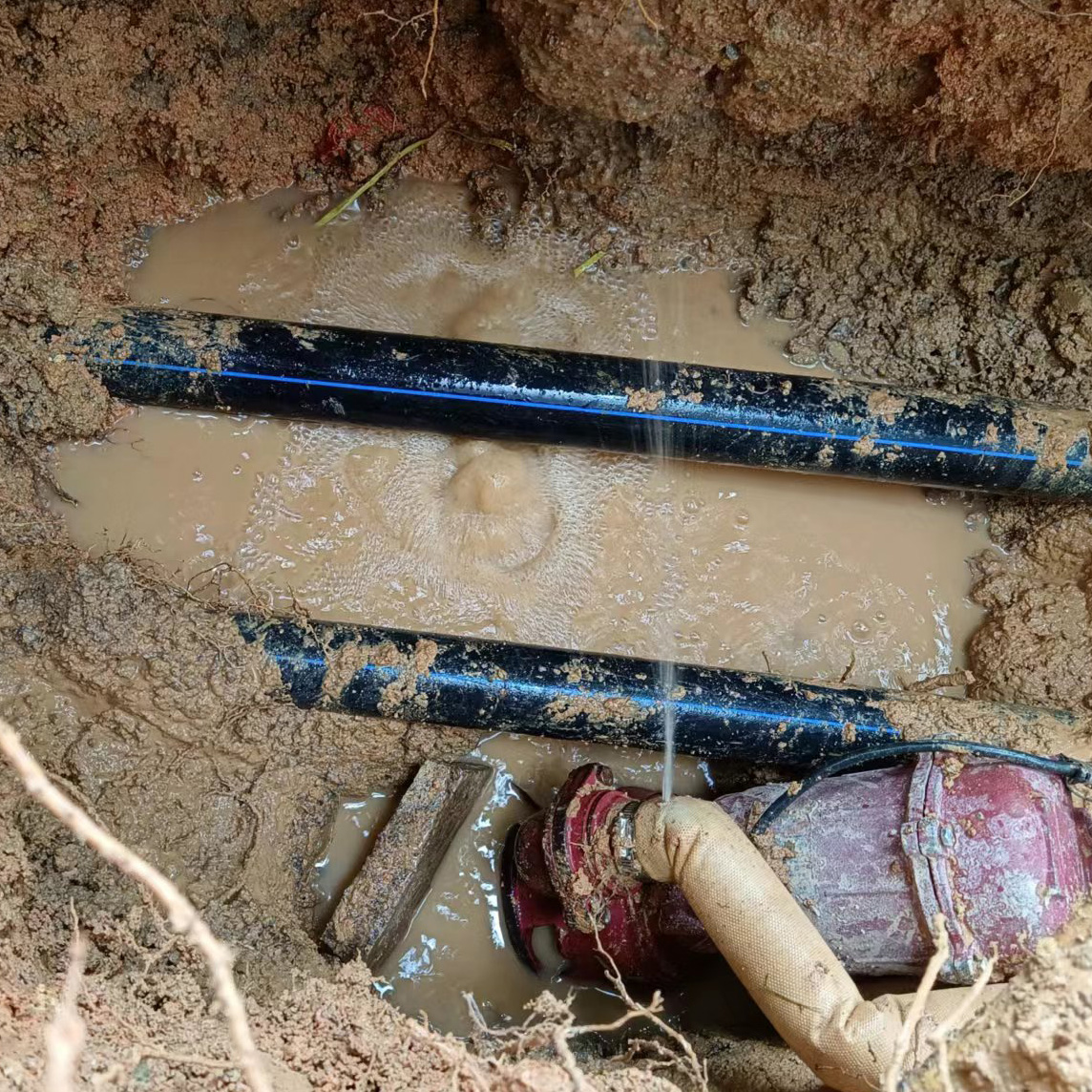 PE管道漏水检测及维修5